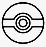 Pokeball Coloring Pokemon Pages Blank Template sketch template