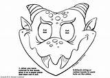 Coloring Mask Dragon Large sketch template