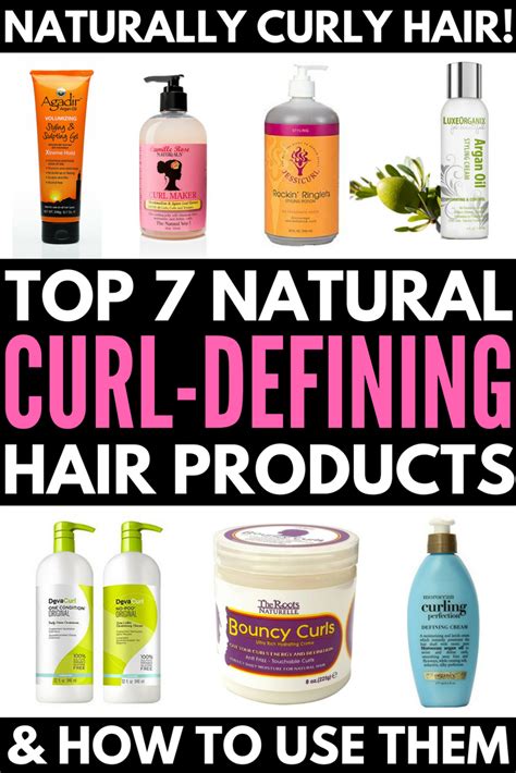 7 natural hair care products for curly hair and how to use them