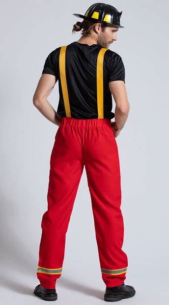 men s firefighter hero costume men s firefighter costume