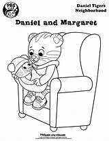 Coloring Daniel Tiger Pages Kids Pbs Neighborhood Printable Baby Margaret Print Color Rocks Birthday Chair Min Book Printables Sheets Tigers sketch template