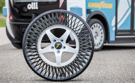 goodyear tests airless tire  local motors autonomous olli shuttle  florida automotive news