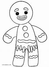 Gingerbread Boy Coloring Getcolorings Color sketch template
