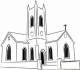 Coloring Presbyterian Churc Coloringpages101 sketch template