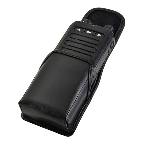 minitor vi  pager fire radio leather holster case belt clip