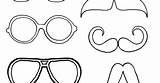 Sunglasses Coloring sketch template