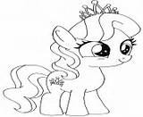Coloring Pages Pony Little Tiara Diamond Online Printable Color Info sketch template