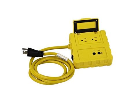portable ground fault circuit interrupter     circuit breaker protected neweggcom