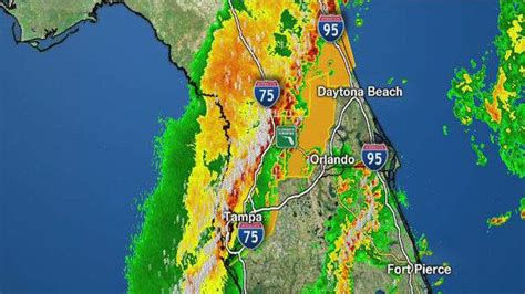weekend  clear  storms roll  central florida