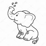 Elephant Children Savva Ksenya sketch template