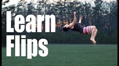 learn flips  beginners  order youtube