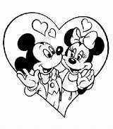 Mickey Mouse Amore Stampare Cuori Amistad Innamorati Valentin Coeur Topolino Crtež Zaljubljenih Bojanke Drogbaster Coloratutto Dva Trideset Animados Stampa Lescoloriages sketch template