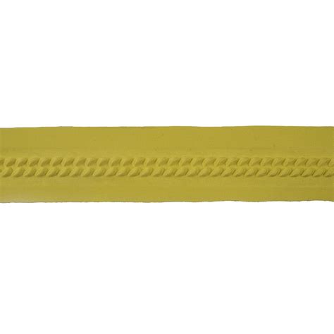 italian yellow embossed double knit trim  stretch knit trims