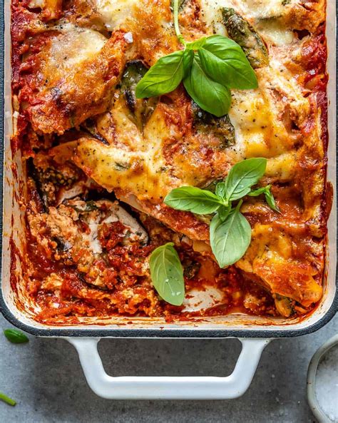easy vegetarian eggplant lasagna recipe healthy fitness meals