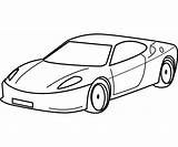 Coloring Car sketch template