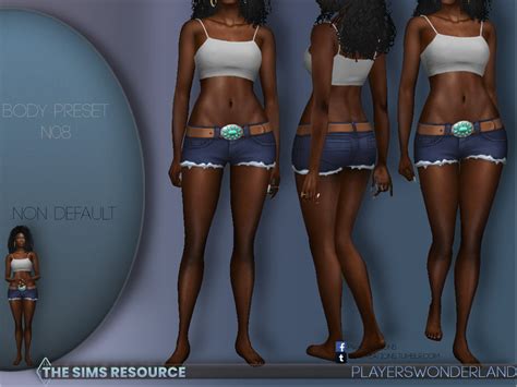 The Sims Resource Body Preset N08