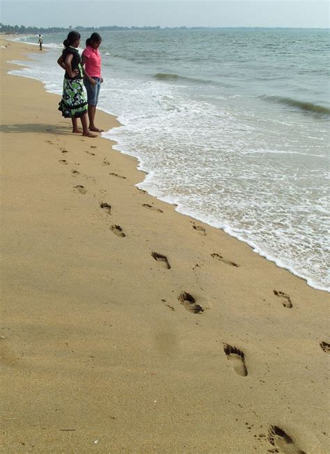 negombo footprints negombo beach photo