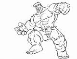 Hulk Coloring Pages Getdrawings Smash sketch template