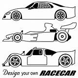 Car Race Clipart Clip Cars Coloring sketch template
