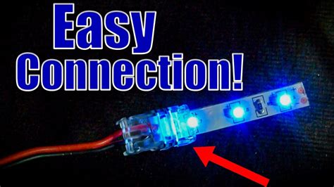 connect led strips  wires  led strip connectors youtube