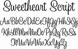 Lettering Font Fonts Handwriting Script Styles Alphabet Writing Hand Cursive Calligraphy Sweetheart Pretty Visit Letters Improve sketch template