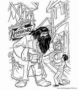 Coloring Pages Potter Harry Cartoon Printable Color Kids Sheets Character Book Characters Found sketch template