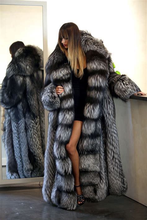 fox fur coat ideas  pinterest fox fur fox fur jacket  fur coat