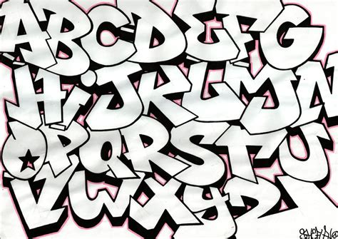kleurplaat graffiti alfabet  scripts   pinterest  printable graffiti letters