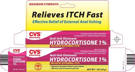 Hydrocortisone 1 Anti Itch Ointment Cvs Pharmacy