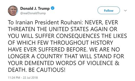 trump s iran tweet and the long history of shouting in all caps the