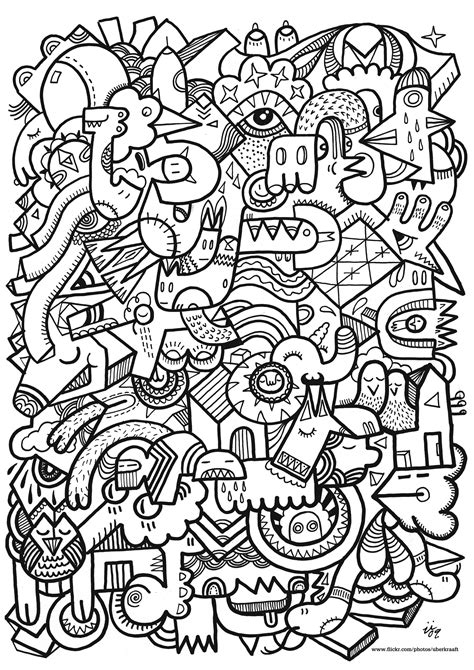 art anti stress adult coloring pages