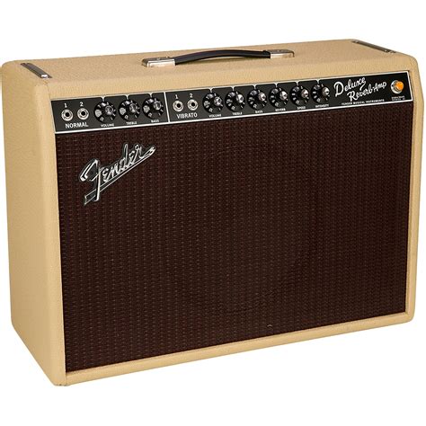 fender limited edition  deluxe reverb  tube guitar combo amp musicians friend