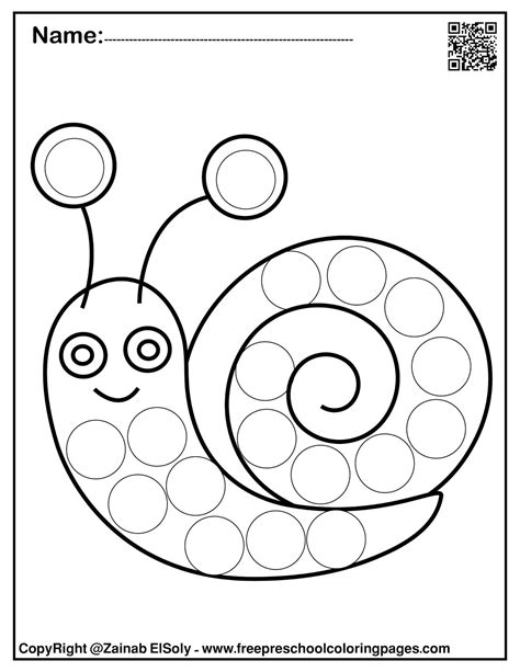 set  spring dot marker  coloring page coloring home