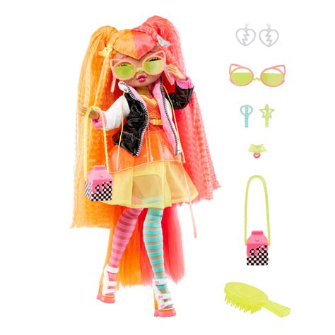 omg fierce neonlicious fashion doll surprises lol surprise