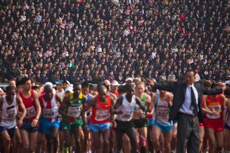 what it s like to run a marathon in north korea