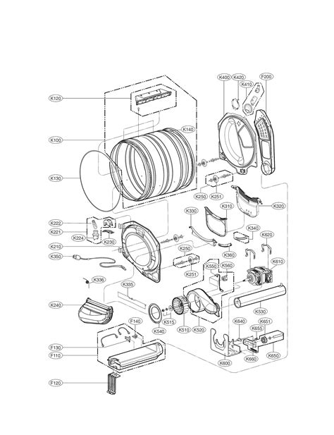 lg dlex4270w dryer parts sears partsdirect