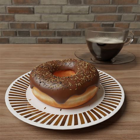 artstation  blender donut