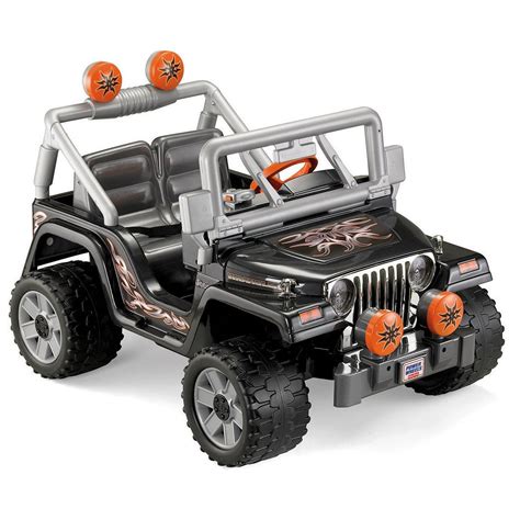 toodler toys power wheels tough talking jeep wrangler