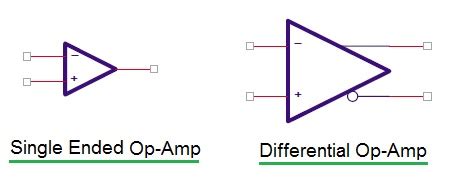 single ended  differential conversion op amplifier circuit