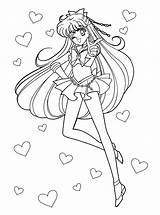 Coloring Pages Sailor Moon Sailormoon Para Dibujos Colorear Crystal Tv Series Picgifs Manga Printable Entitlementtrap Artículo sketch template