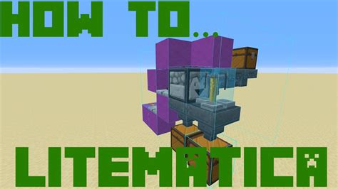 tutorial    litematica  create   minecraft schematics youtube