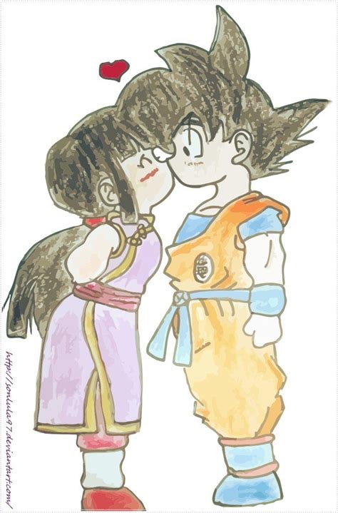 Gokuxchichi Kiss By Sonlula97 Dragon Ball Super Artwork Dragon Ball