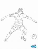 Dessin Footballeur sketch template