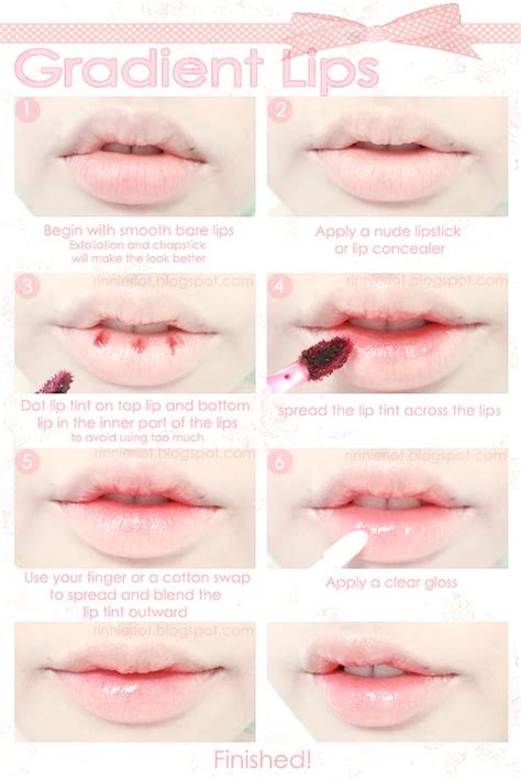 style  cute  gradient lips  pinterest