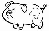 Piglets Pigs Waddles sketch template