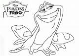 Frog Coloring Princess Pages Tiana Kids Printable Print Disney Color Leap Sheets Frogs Clipart Drawings Drawing Colouring Book Library Popular sketch template