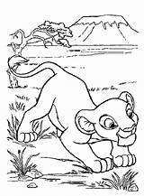 Coloring Pages Simba Lion Kids King Disney Cartoon Printable 10f8 Little Print Holding Colouring Fun Král Popular Horse Sheets Books sketch template