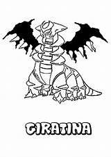 Giratina Coloring Pokemon Pages Color Hellokids Print Online sketch template