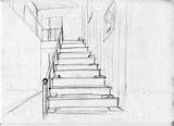 Stairs sketch template