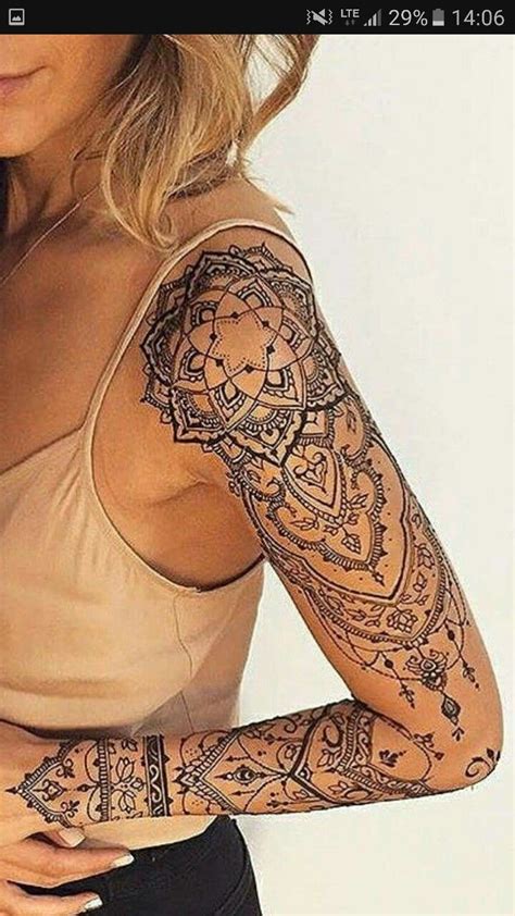 Pin By Lorena Parodi On Tatuajes Lace Sleeve Tattoos Tattoos Henna